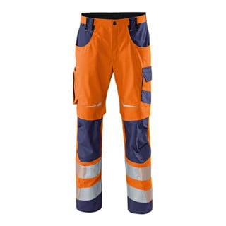 Kübler Hose REFLECTIQ PSA 2 warnorange/dunkelblau Form 2207 Größe 24K