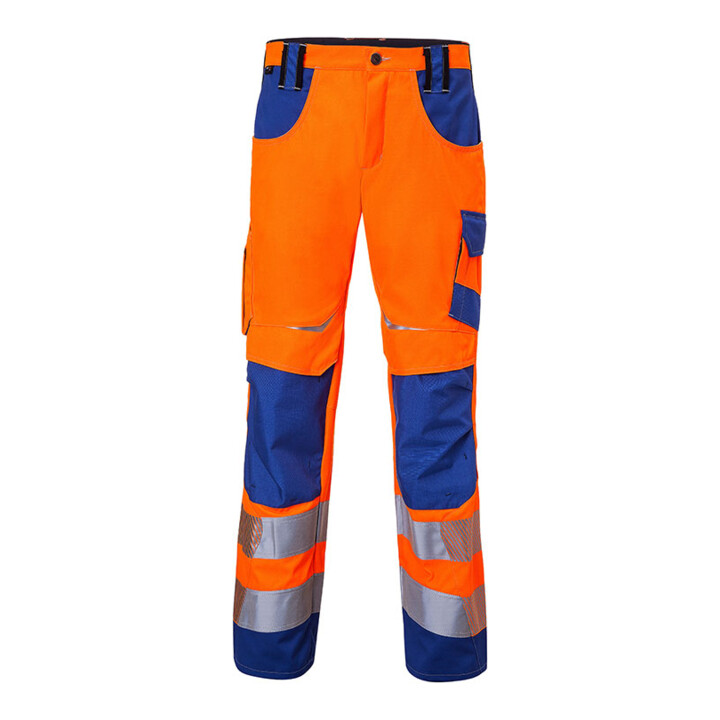 Kübler Hose REFLECTIQ PSA 2 warnorange/kbl.blau Form 2207 Größe 31