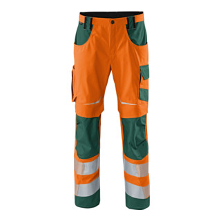 Kübler Hose REFLECTIQ PSA 2 warnorange/moosgrün Form 2207 Größe 27K
