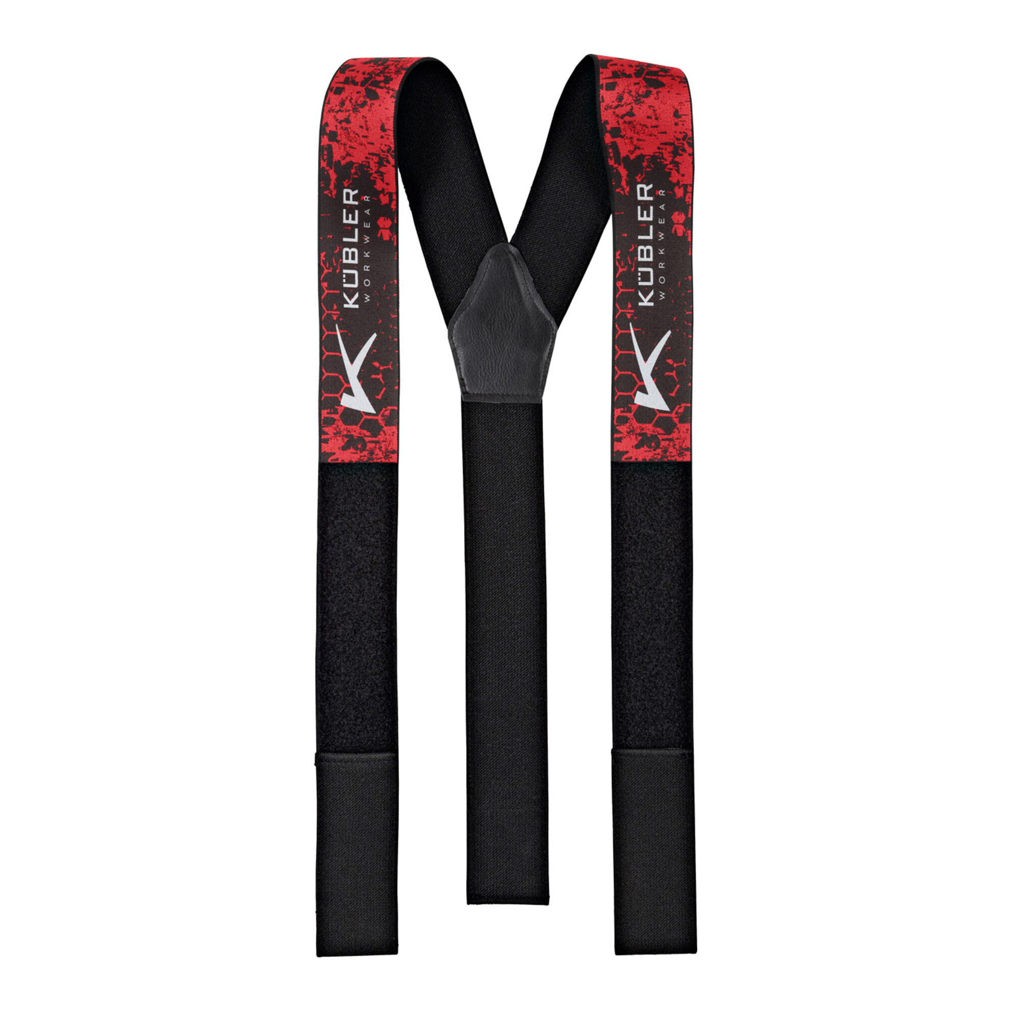 Kübler Hosenträger FOREST rot/schwarz Form 8750 Größe S ; Kübler Workwear