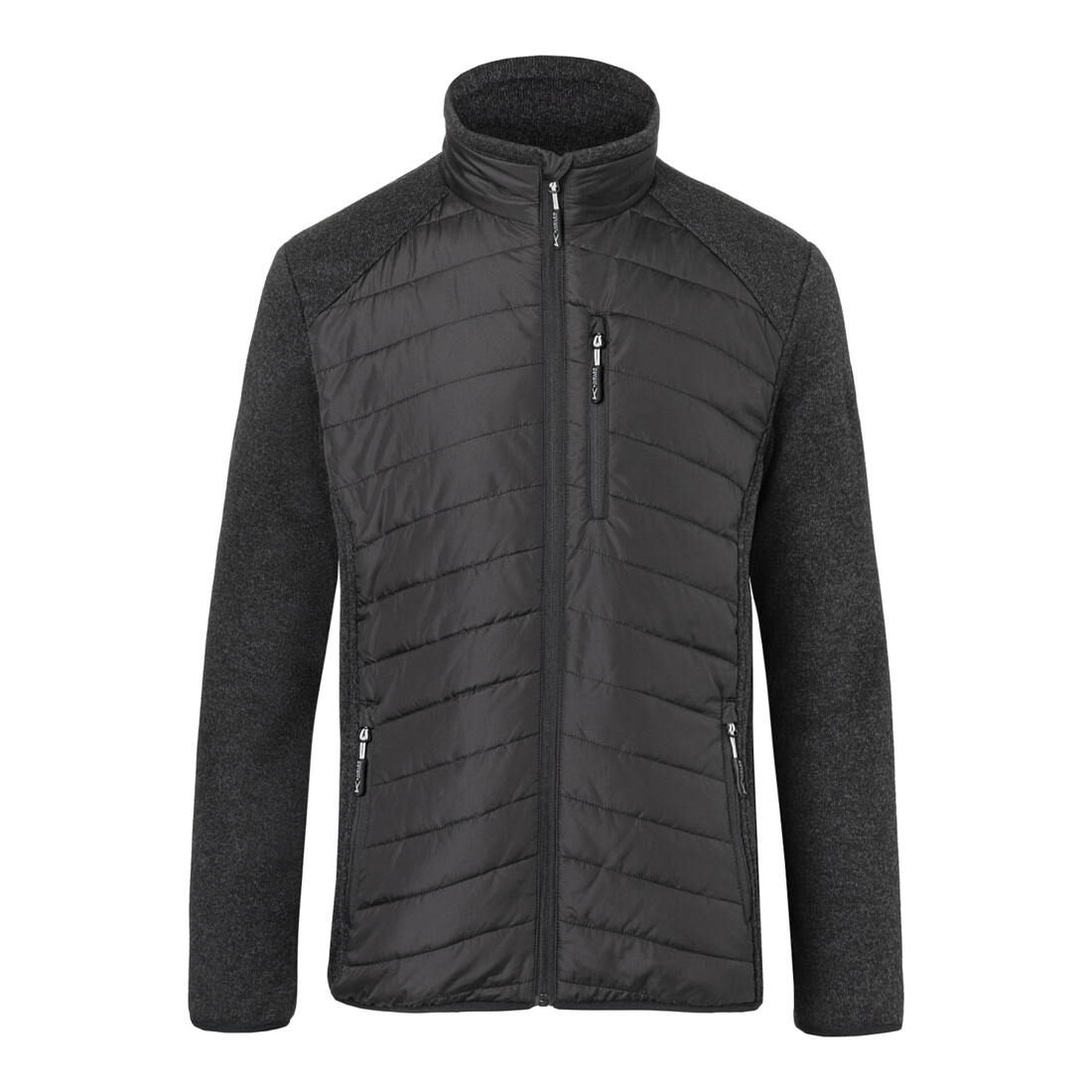 Kübler Hybridjacke schwarz/dunkelgrau