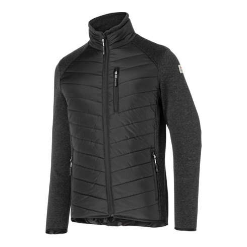 Kübler Hybridjacke schwarz/dunkelgrau