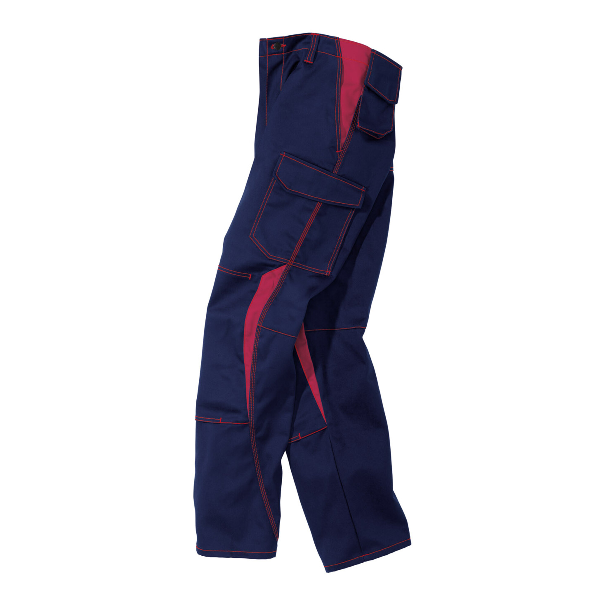 Kübler IMAGE DRESS Hose dunkelblau/mittelrot 90 ; Kübler Workwear