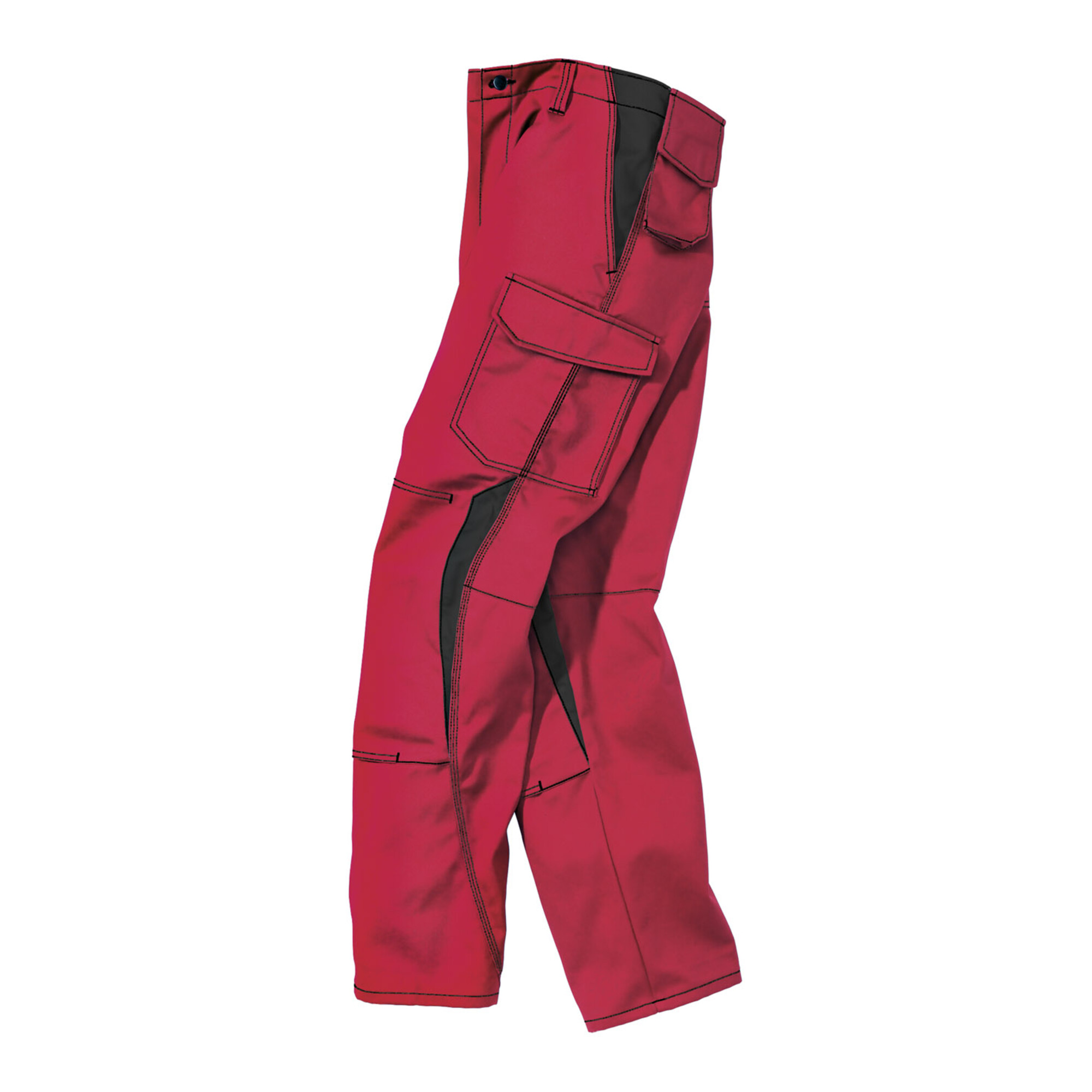 Kübler IMAGE DRESS Hose mittelrot/schwarz 118 ; Kübler Workwear