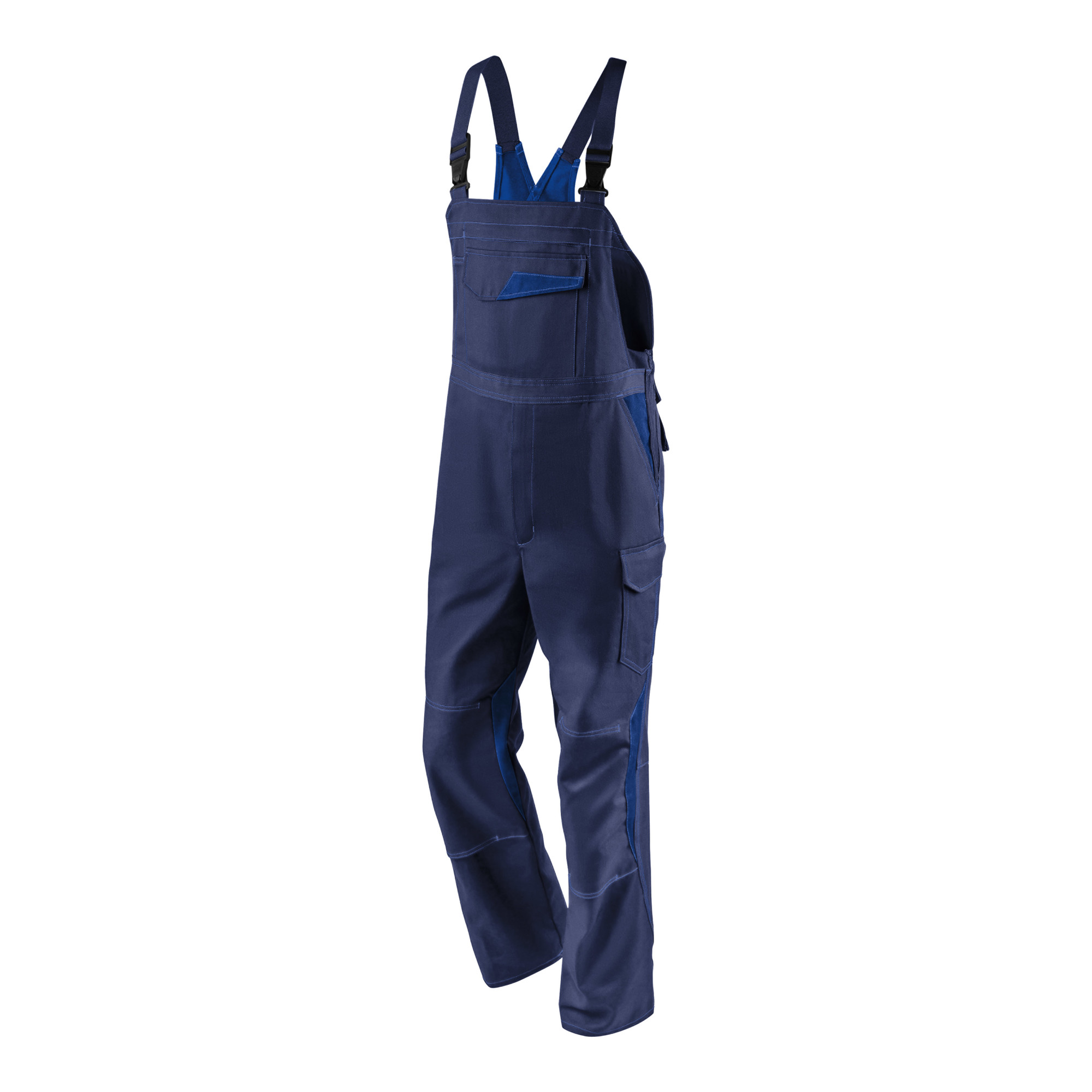 Kübler Image-Dress Latzhose 3347 dunkelblau/kornblumenblau Größe 26 ; Kübler Workwear