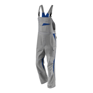 Kübler Image-Dress new design Latzhose 3347 mittelgrau/kornblumenblau
