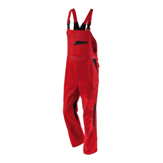 Kübler IMAGE DRESS NEW DESIGN Latzhose mittelrot/schwarz 60