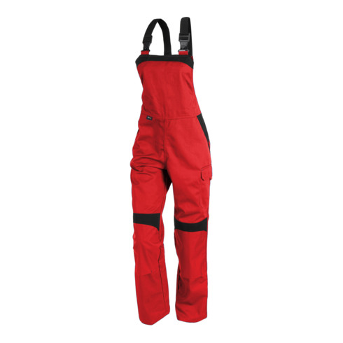 Kübler Inno Plus-Dress Latzhose 3856 mittelrot/schwarz
