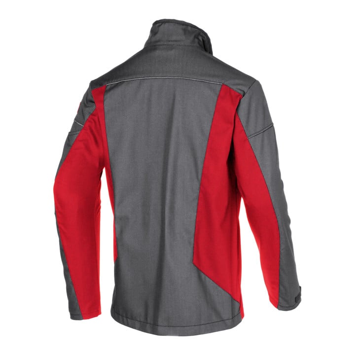 Kübler INNOVATIQ Jacke anthrazit/mittelrot Größe M