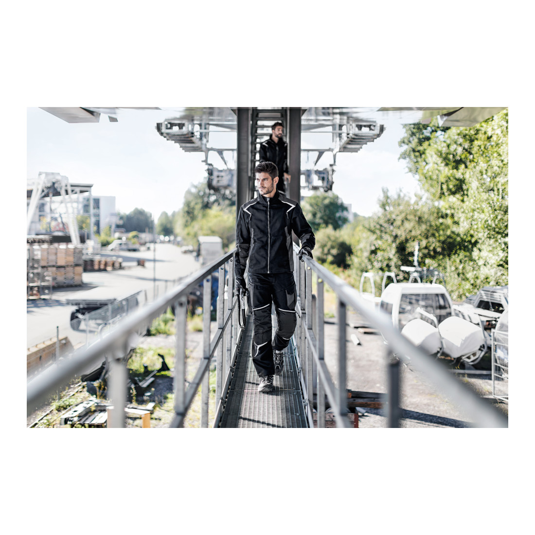 Kübler Jacke BODYFORCE schwarz/anthrazit Form 1125