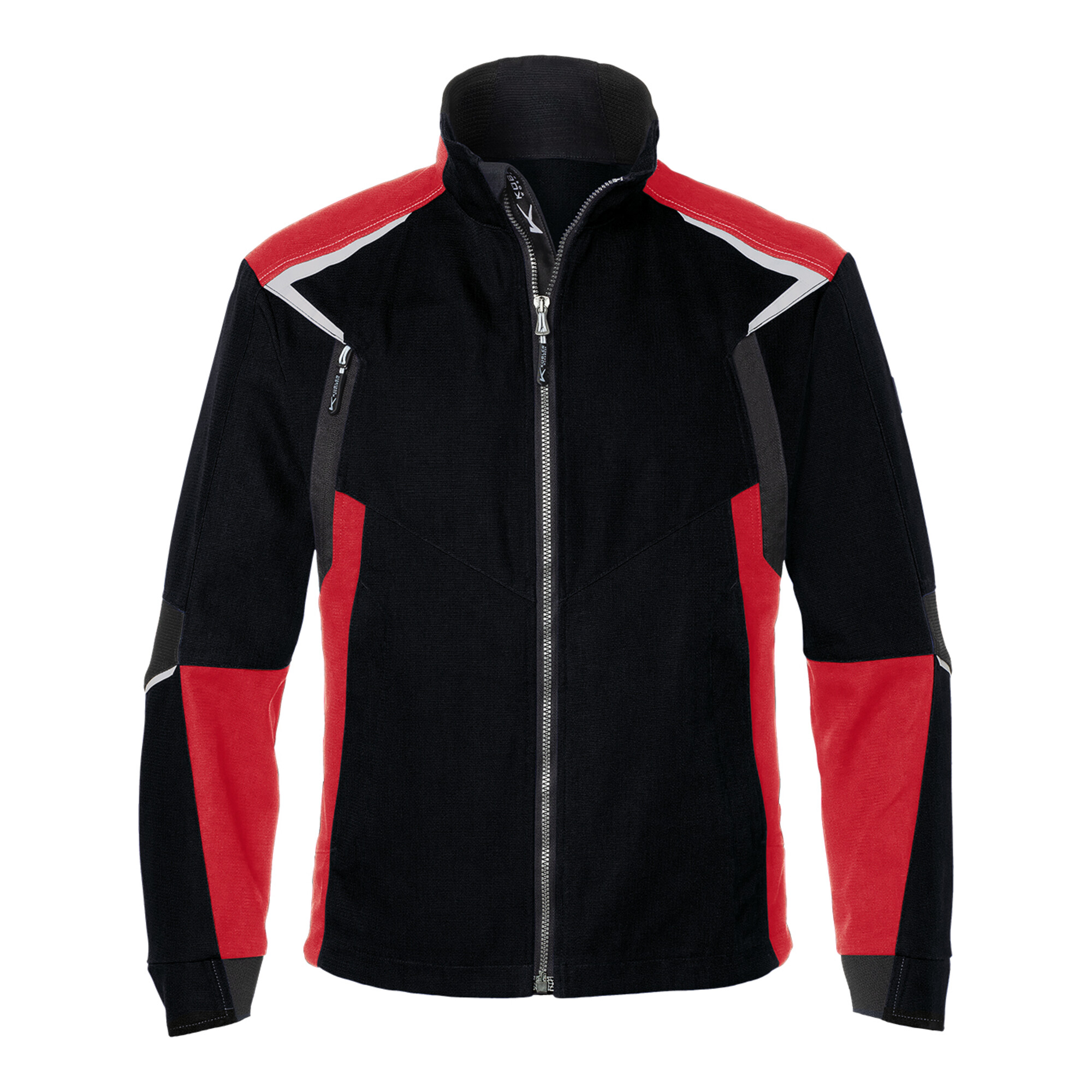 Kübler Jacke BODYFORCE schwarz/mittelrot Form 1125 Größe 3XL ; Kübler Workwear