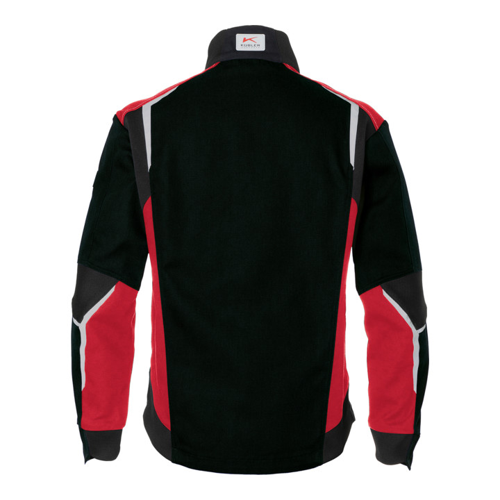 Kübler Jacke BODYFORCE schwarz/mittelrot Form 1125 Größe S