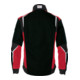 Kübler Jacke BODYFORCE schwarz/mittelrot Form 1125 Größe XL