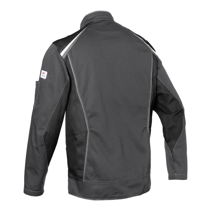 Kübler Jacke ICONIQ cotton anthrazit/schwarz Form 1140 Größe L