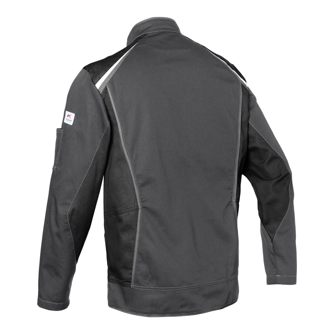 Kübler Jacke ICONIQ cotton anthrazit/schwarz Form 1140