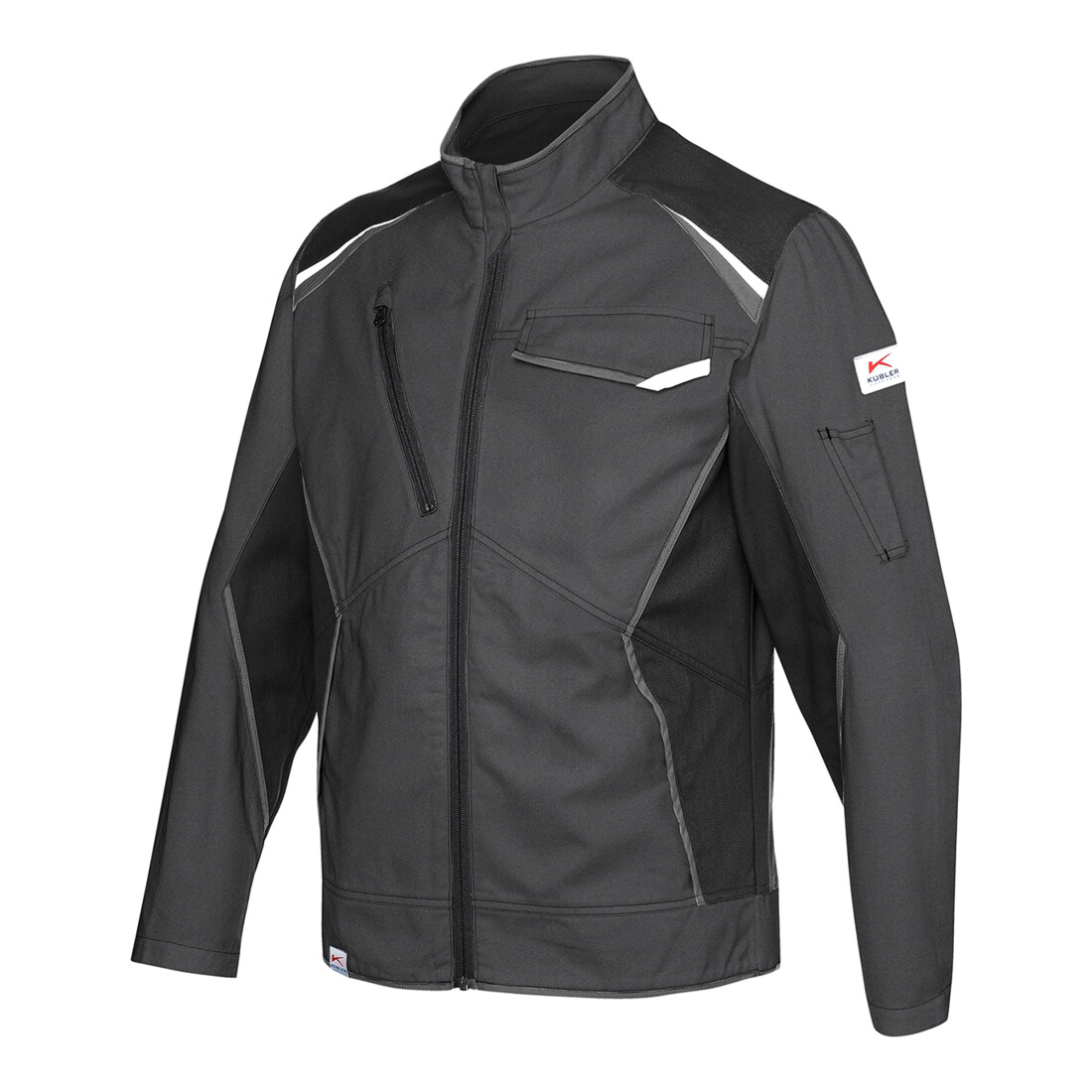 Kübler Jacke ICONIQ cotton anthrazit/schwarz Form 1140