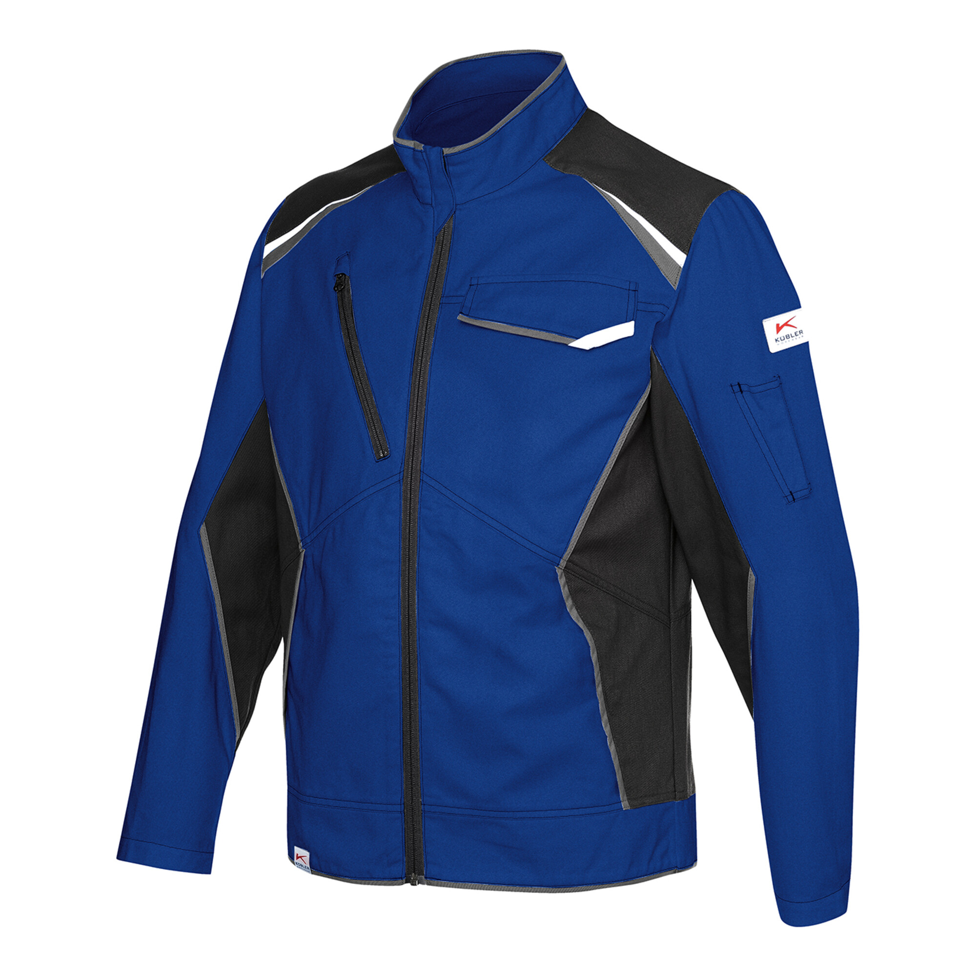 Kübler Jacke ICONIQ cotton kbl.blau/schwarz Form 1140 Größe 4XL ; Kübler Workwear