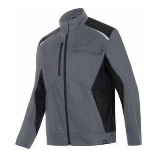 Kübler Jacke ICONIQ PRO mittelgrau/schwarz S