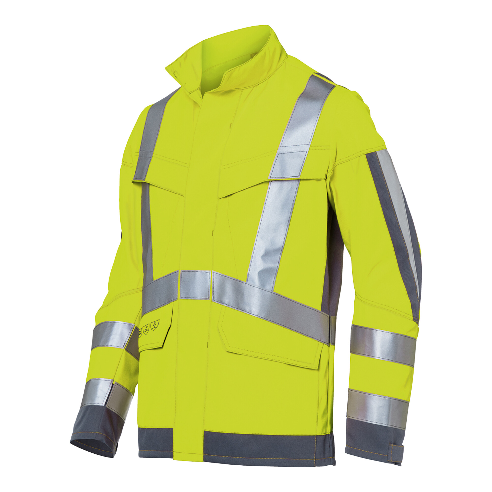 Kübler Jacke PROTECTIQ HIGH VIS ARC1 PSA 3 warngelb/anthrazit Form 1393 Größe 54 ; Kübler Workwear