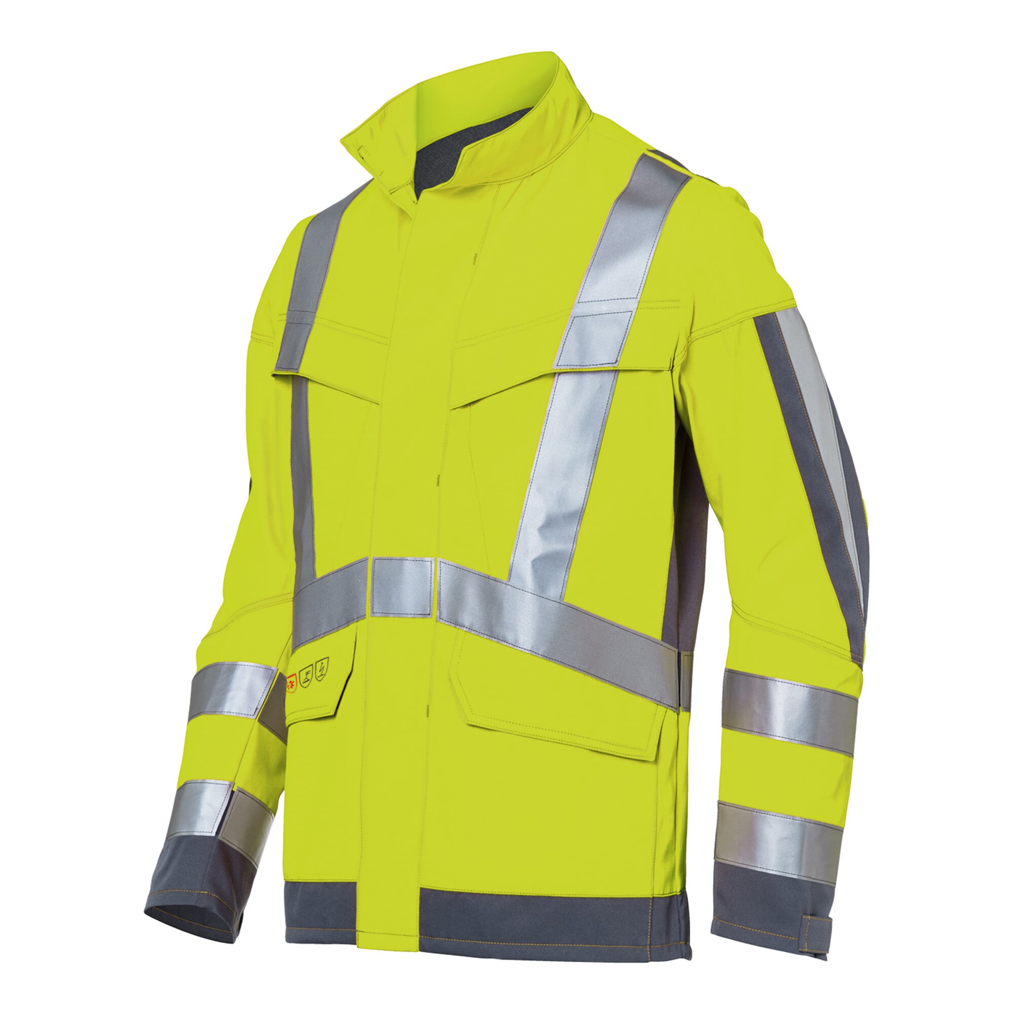Kübler Jacke PROTECTIQ HIGH VIS ARC2 PSA 3 warngelb/anthrazit Form 1394 Größe 25 ; Kübler Workwear