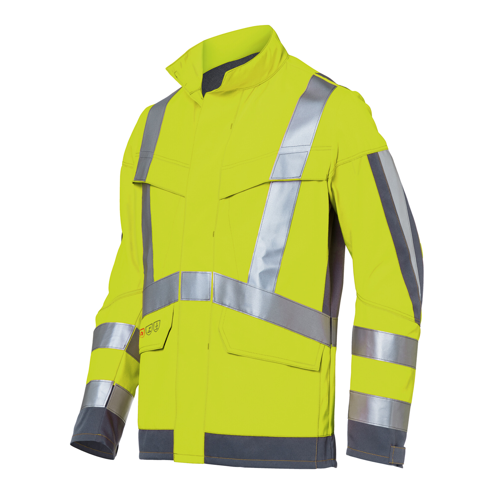 Kübler Jacke PROTECTIQ HIGH VIS ARC2 PSA 3 warngelb/anthrazit Form 1394 Größe 90 ; Kübler Workwear