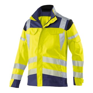 Kübler Jacke REFLECTIQ PSA 2 warngelb/dunkelblau Form 1207 Größe 110