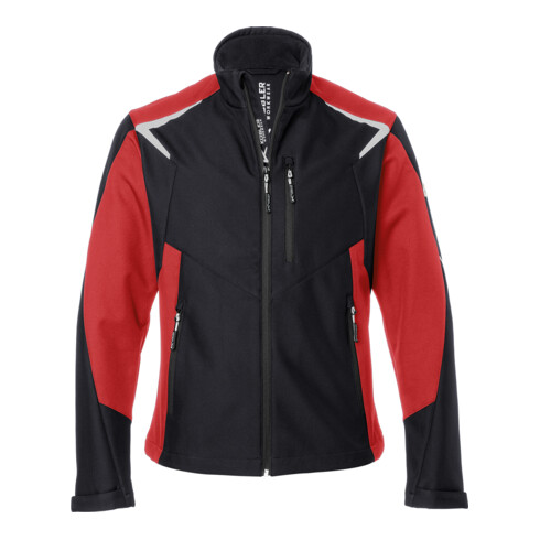 Kübler Jacke Ultrashell BODYFORCE schwarz/mittelrot Form 1625