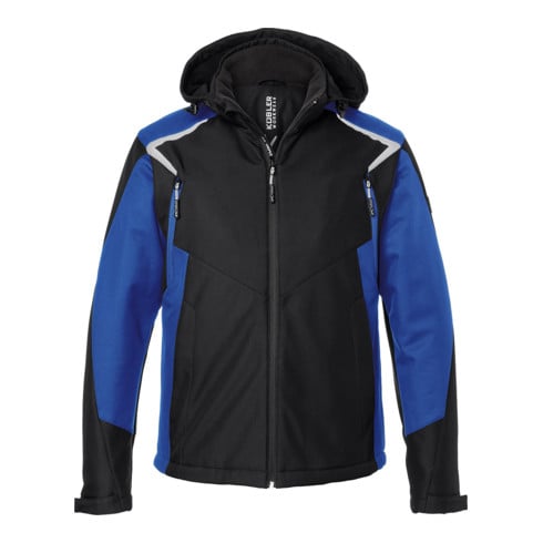 Kübler Jacke Winter Softshell BODYFORCE schwarz/kbl.blau Form 1325