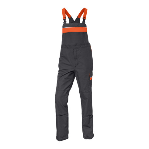 Kübler KERMEL TOP Latzhose PSA 3 dunkelgrau/orange