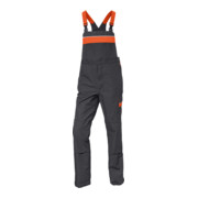 Kübler KERMEL TOP Latzhose PSA 3 dunkelgrau/orange