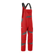 Kübler Latzhose ACTIVIQ cotton+ HIGH PSA 2 mittelrot/anthrazit 98-1