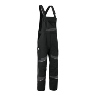 KÜBLER Latzhose ACTIVIQ cotton+ HIGH PSA 2 schwarz/anthrazit 25