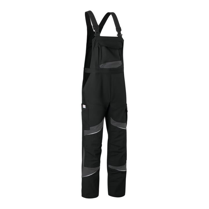 KÜBLER Latzhose ACTIVIQ cotton+ HIGH PSA 2 schwarz/anthrazit 42 ; Kübler Workwear