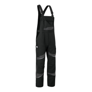 KÜBLER Latzhose ACTIVIQ cotton+ HIGH PSA 2 schwarz/anthrazit 46