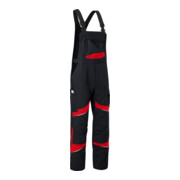 Kübler Latzhose ACTIVIQ cotton+ HIGH PSA 2 schwarz/mittelrot 58-1