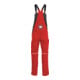 Kübler Latzhose ACTIVIQ cotton+ mittelrot/anthrazit Form 3450 Größe 24