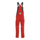 Kübler Latzhose ACTIVIQ cotton+ mittelrot/anthrazit Form 3450 Größe 26