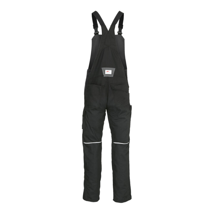 Kübler Latzhose ACTIVIQ cotton+ schwarz/anthrazit Form 3450 Größe 24