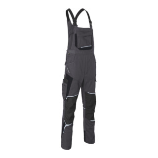 Kübler Latzhose BODYFORCE, anthrazit / schwarz, Konfektionsgröße 48