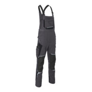 Kübler Latzhose BODYFORCE, anthrazit / schwarz, Konfektionsgröße 48