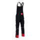 Kübler Latzhose BODYFORCE PSA 2 schwarz/mittelrot Form 3125 Größe 46
