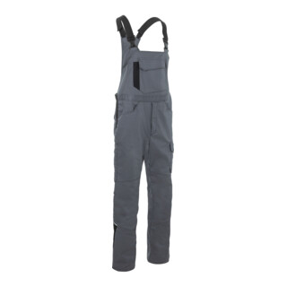 Kübler Latzhose ICONIQ PRO 40N mittelgrau/schwarz