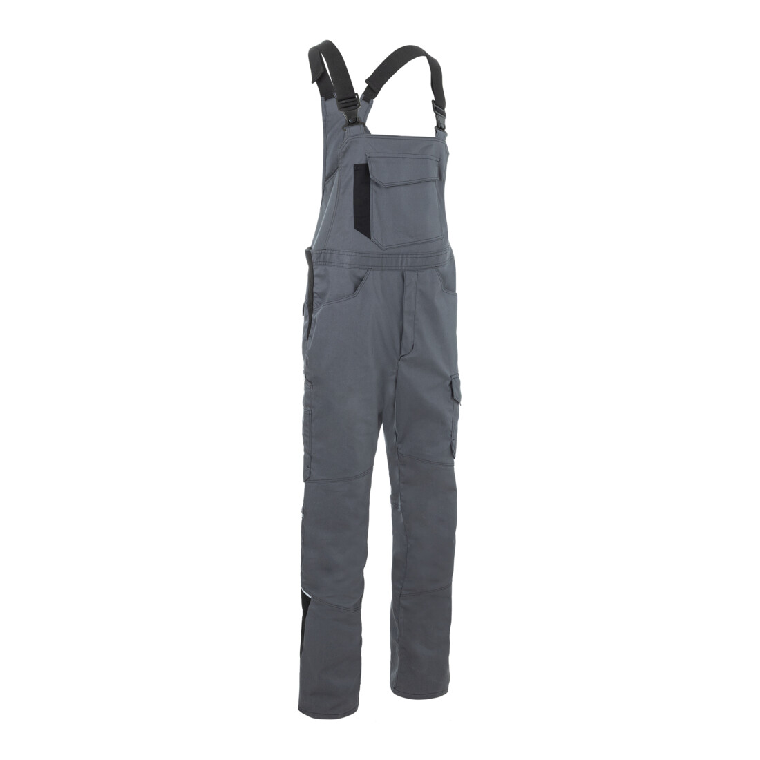 KÜBLER Latzhose ICONIQ PRO 60N mittelgrau/schwarz