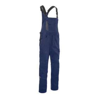 Kübler Latzhose ICONIQ PRO dunkelblau/mittelgrau Gr. 54L