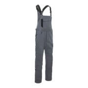 Kübler Latzhose ICONIQ PRO mittelgrau/schwarz 56L-1