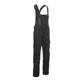 Kübler Latzhose ICONIQ PRO schwarz/mittelgrau 48L