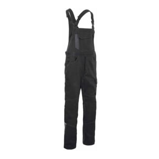 Kübler Latzhose ICONIQ PRO schwarz/mittelgrau 50K