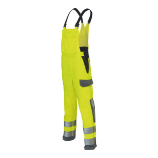 Kübler Latzhose PROTECTIQ HIGH VIS ARC2 PSA 3 warngelb/anthrazit Form 3394 Größe 60