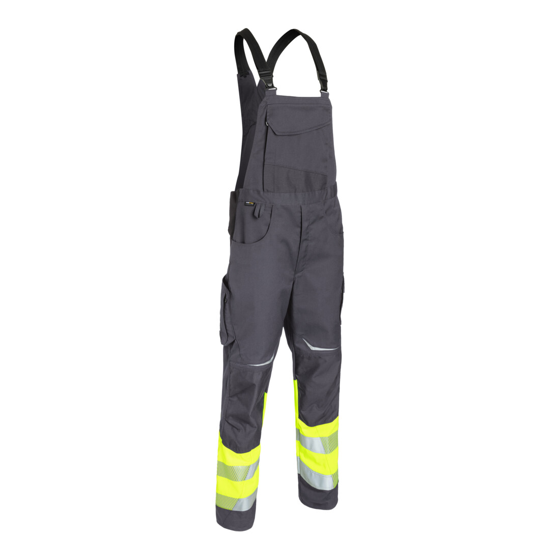 KÜBLER Latzhose REFLECTIQ Klasse 1 warngelb/anthrazit 28