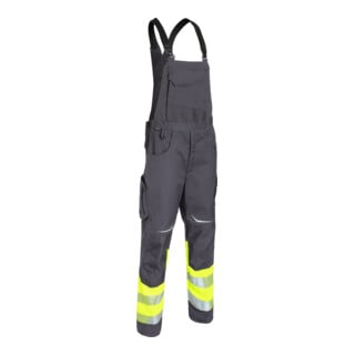 Kübler Latzhose REFLECTIQ Klasse 1 warngelb/anthrazit 52